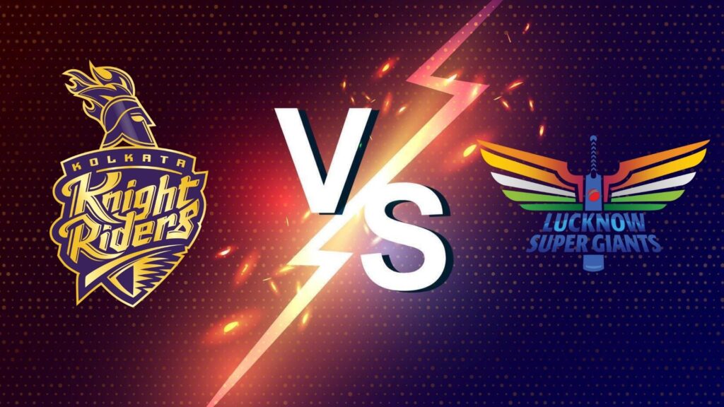 kolkata knight riders vs lucknow super giants timeline