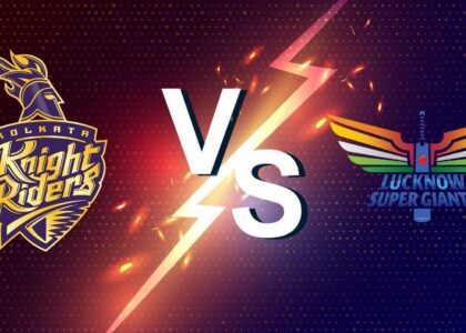 kolkata knight riders vs lucknow super giants timeline