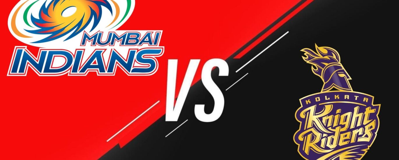 mumbai indians vs kolkata knight riders timeline