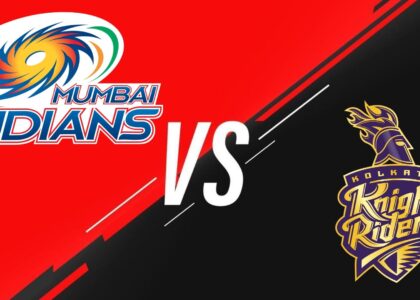 mumbai indians vs kolkata knight riders timeline