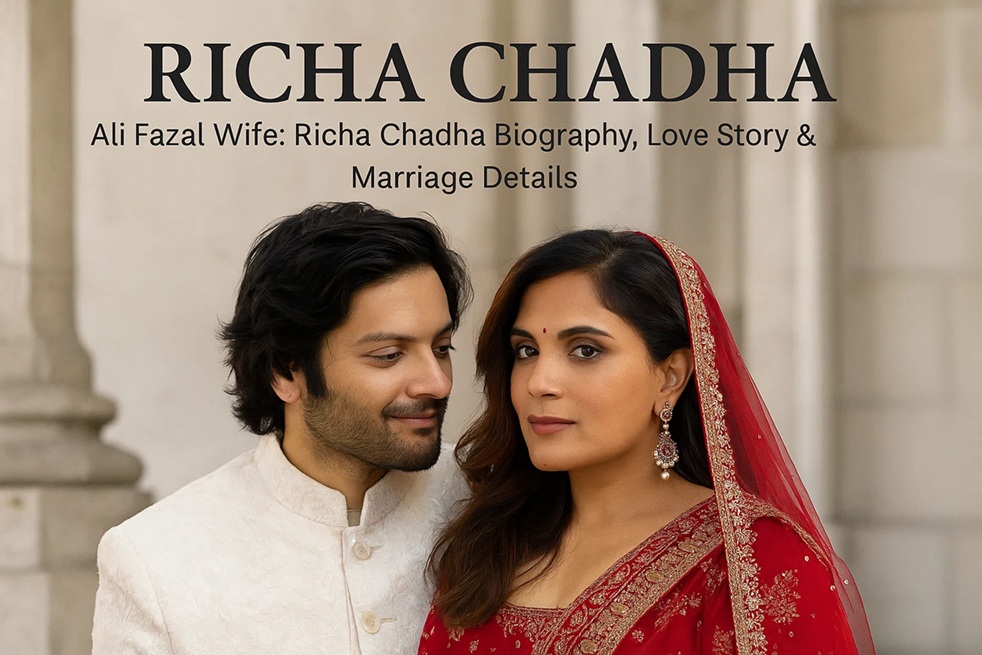 ali fazal wife