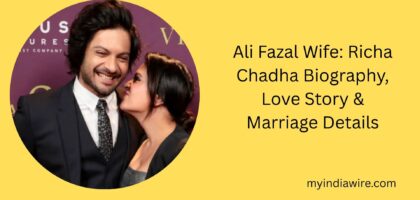 ali fazal wife