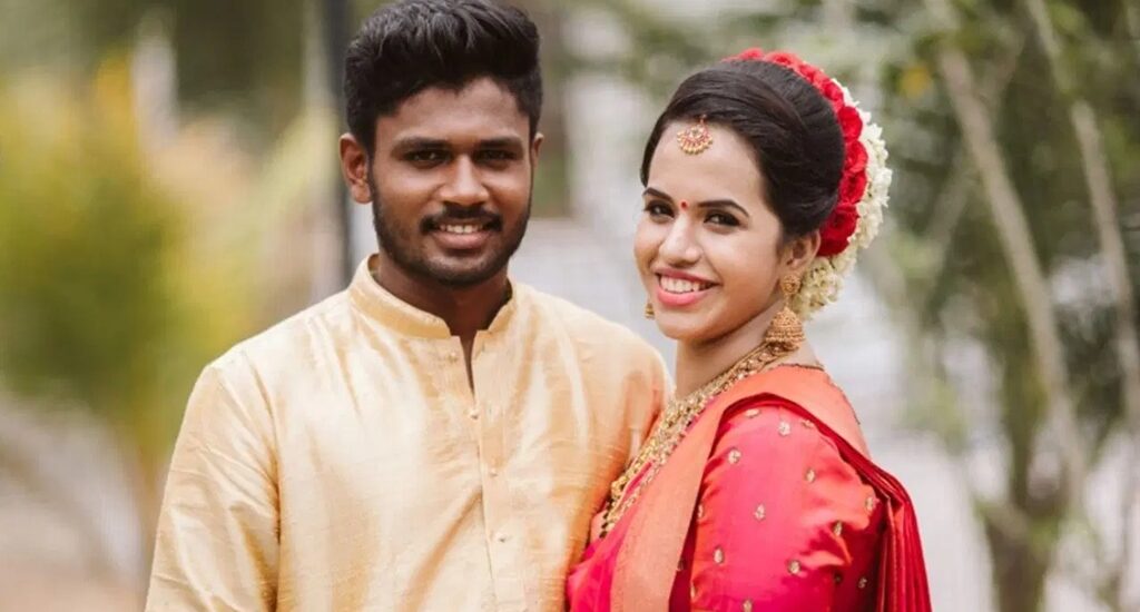 sanju samson wife
