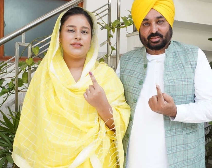 bhagwant mann wife